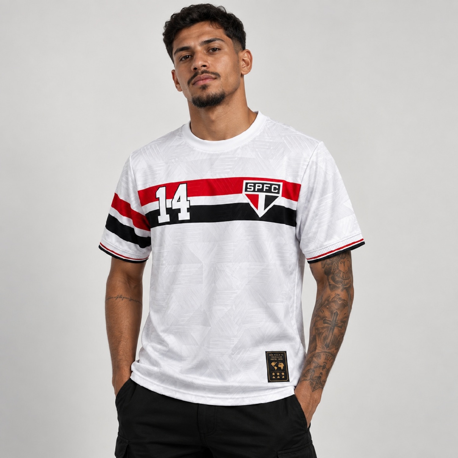 Camisa do São Paulo Aloísio Chulapa Ídolo Hyperbole - Masculina - Foto 2