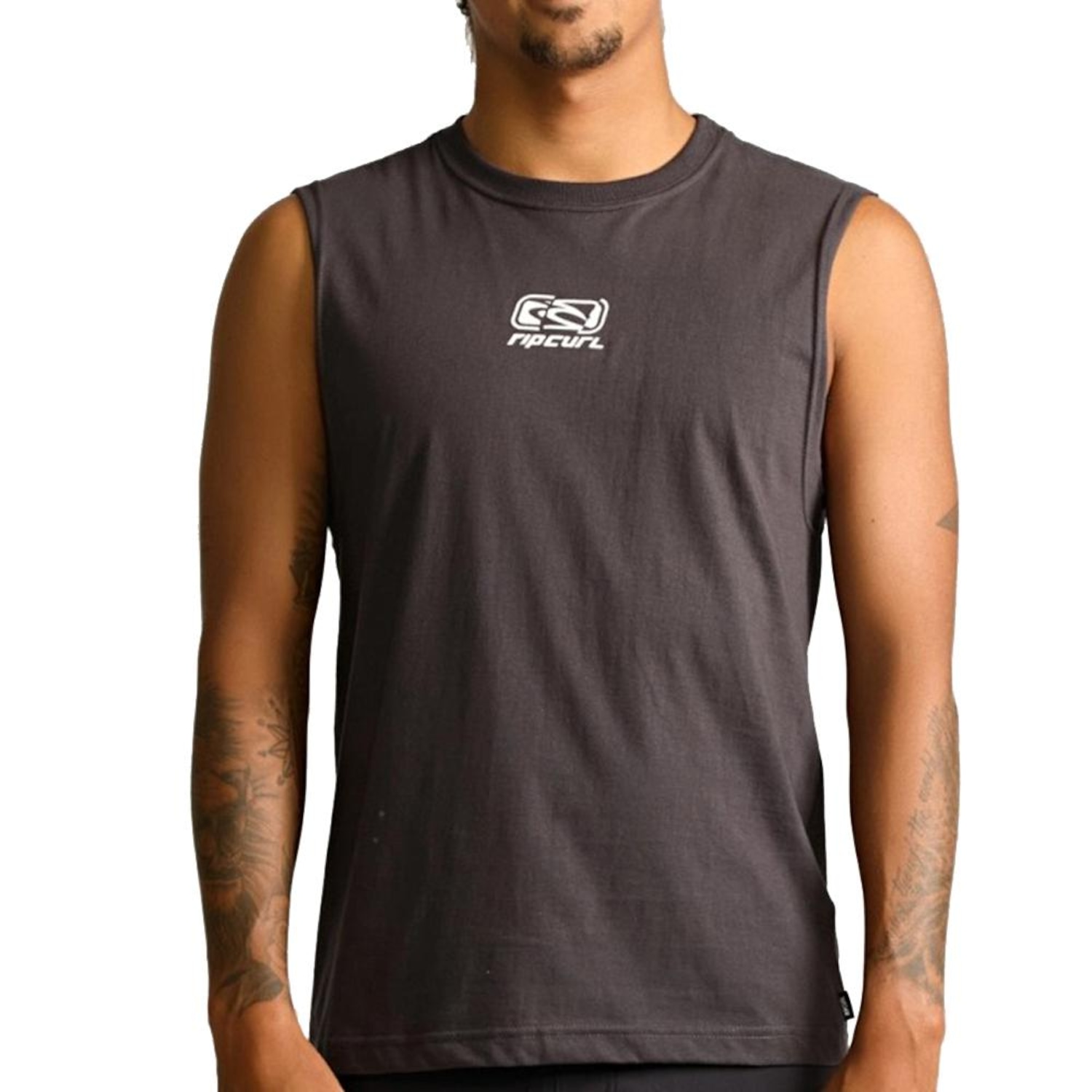 Camiseta Regata Rip Curl Archive Split Logo Masculina - Foto 1