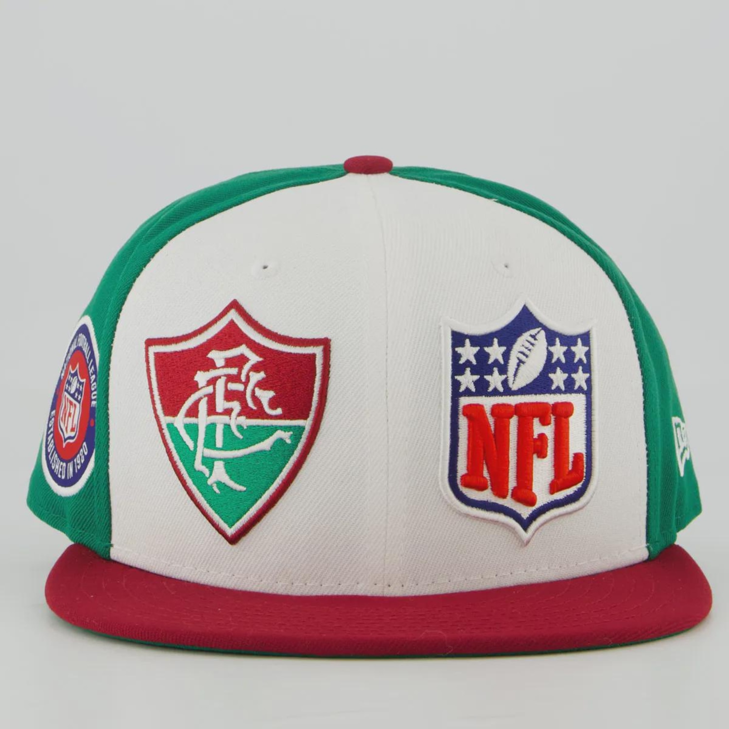 Boné New Era Fluminense 5950 NFL Brasil Game 2026 Dual Aba Reta - Foto 1