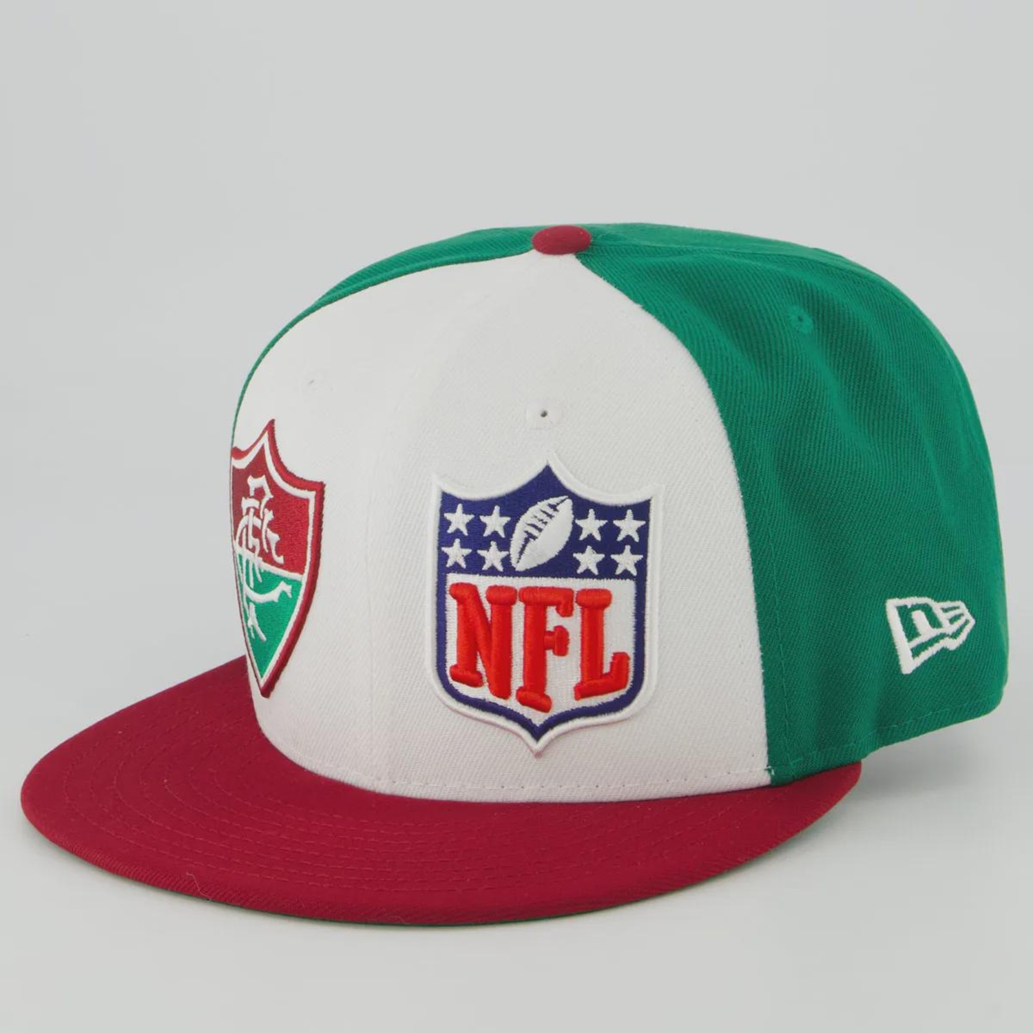 Boné New Era Fluminense 5950 NFL Brasil Game 2026 Dual Aba Reta - Foto 2