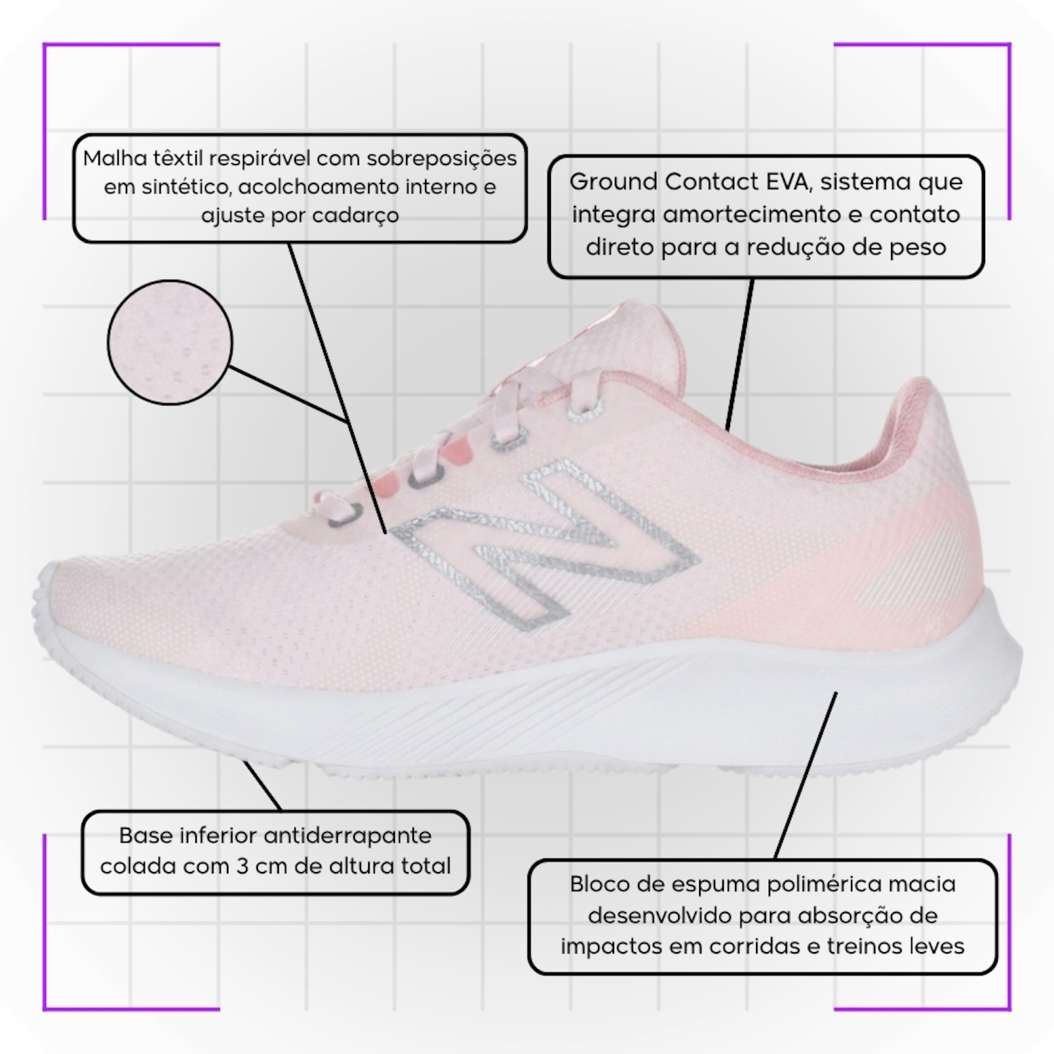 Tênis Feminino New Balance 430 V4 - Foto 4