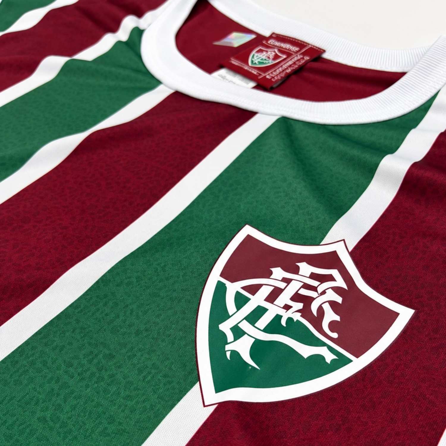 Camiseta Regata do Fluminense Ágil Tricolor Braziline - Masculina - Foto 3