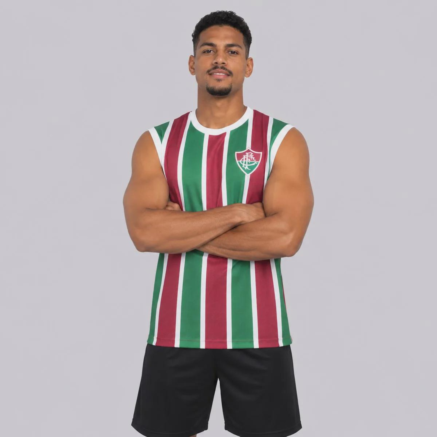 Camiseta Regata do Fluminense Ágil Bordô Masculina - Foto 2
