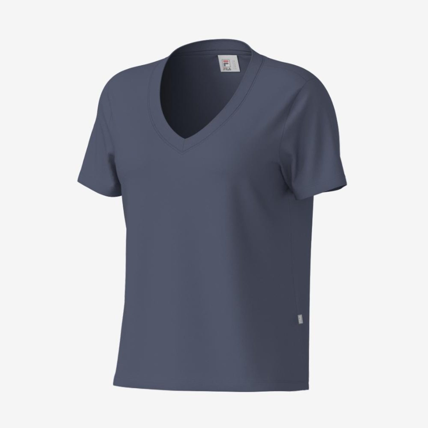 Camiseta Fila Regular V Basic Classic Feminina - Foto 1