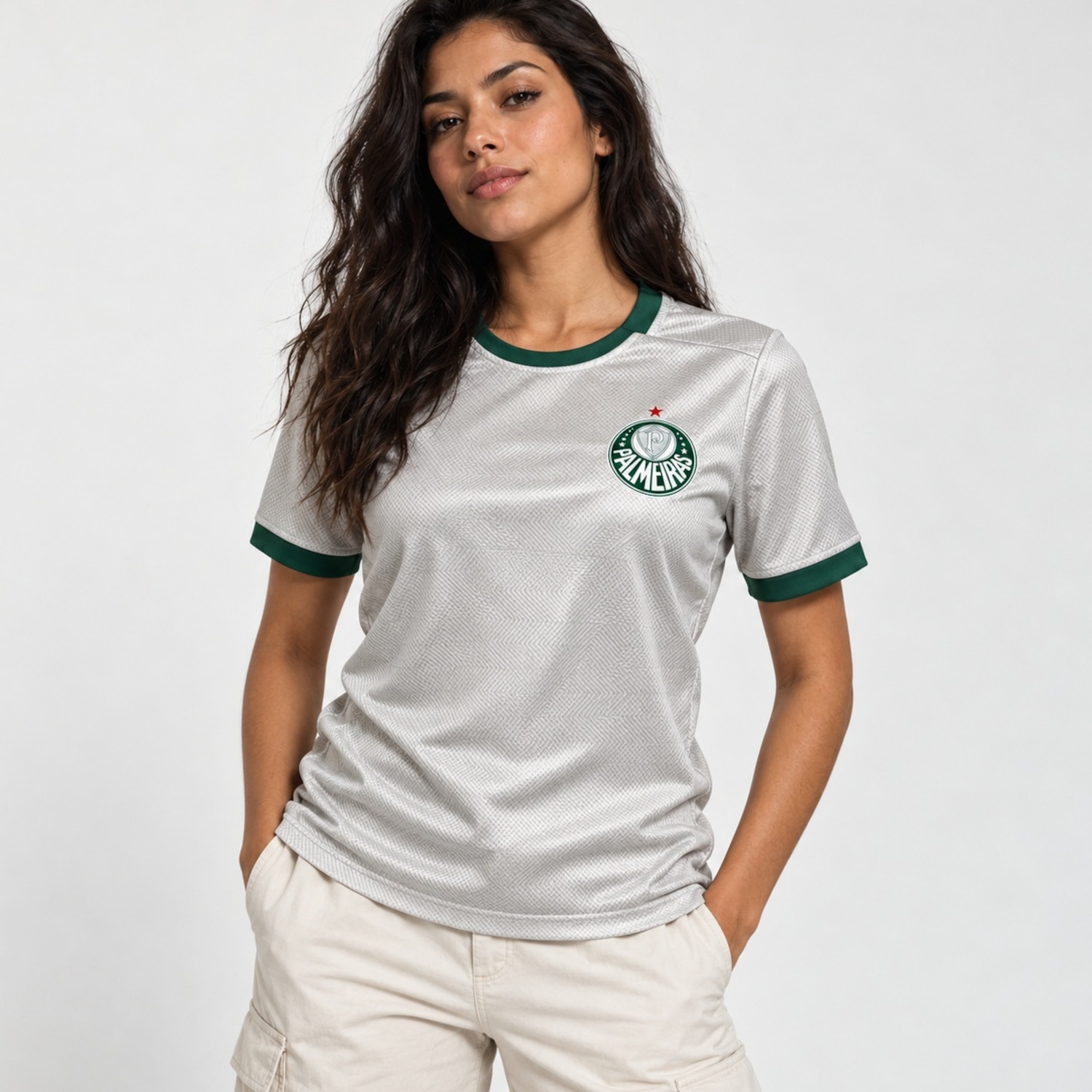 Camisa do Palmeiras Essence Snow Betel - Feminina - Foto 2