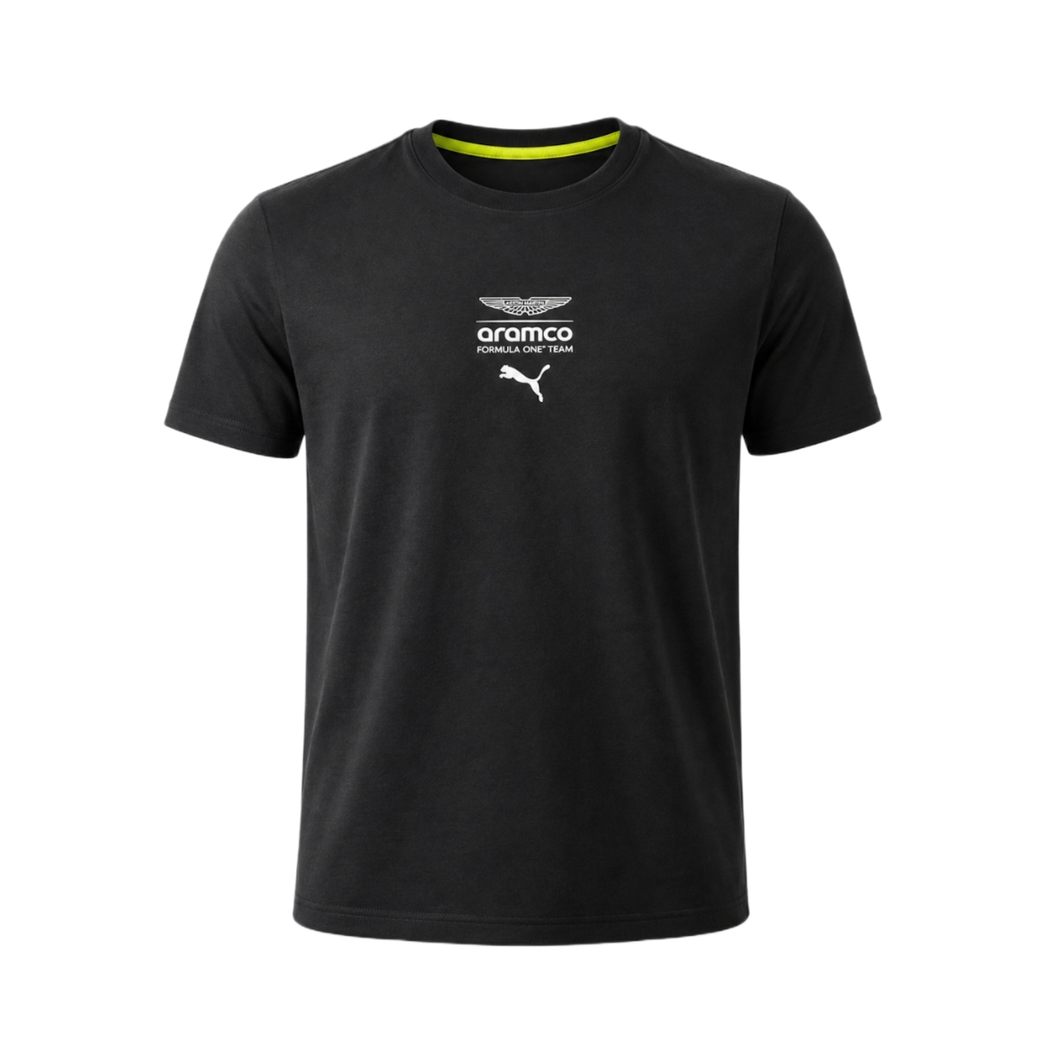 Camiseta Puma Aston Martin Essential Logo Tee - Masculina - Foto 1