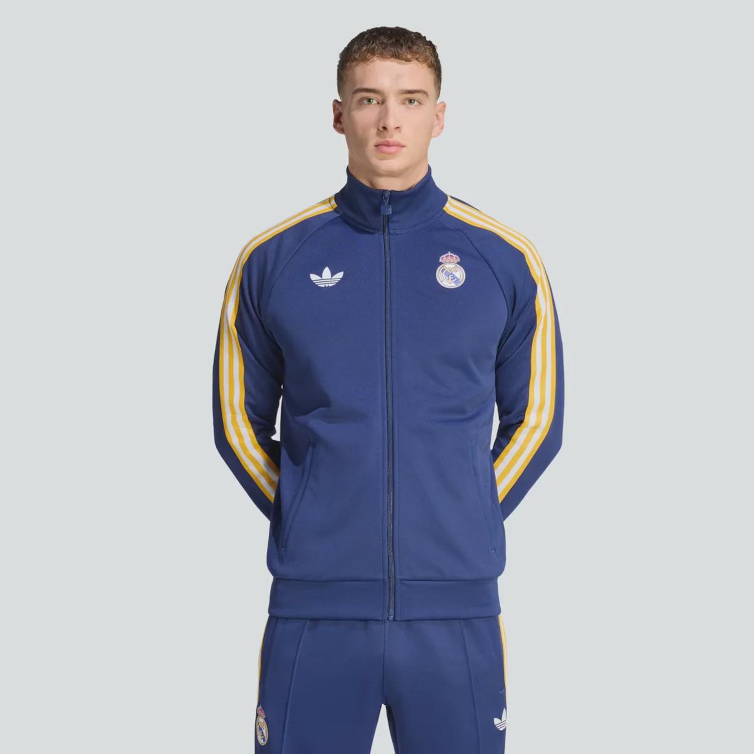 Jaqueta Real Madrid Originals adidas Masculina - Foto 1