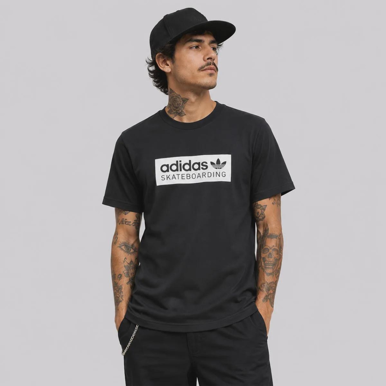 Camiseta adidas Skateboarding Logo Masculina - Foto 2