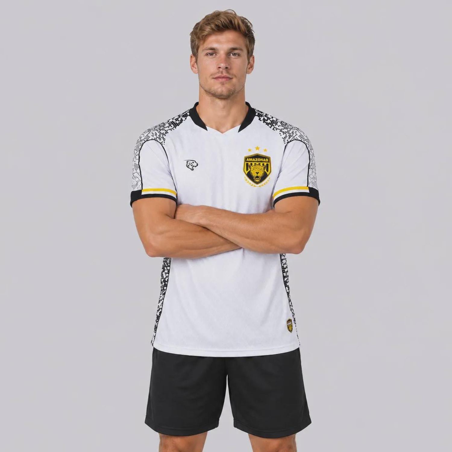 Camisa do Amazonas II 26/27 N° 10 Torcedor Onça Masculina - Foto 2
