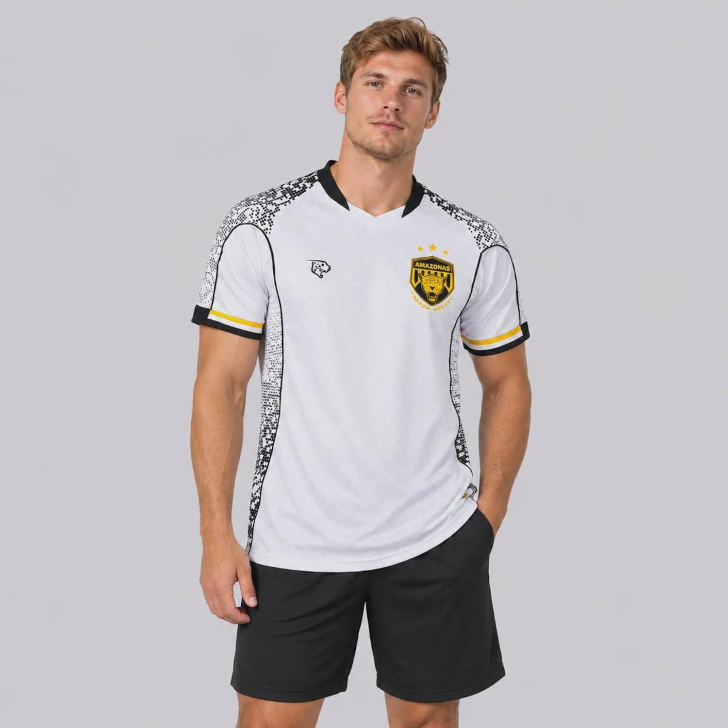Camisa do Amazonas II 26/27 N° 10 Torcedor Onça Masculina - Foto 3