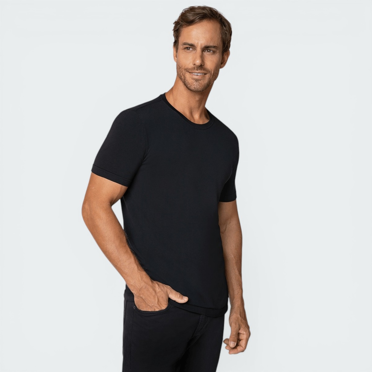 Camiseta Lupo Micromodal Sem Costura Masculina - Foto 3