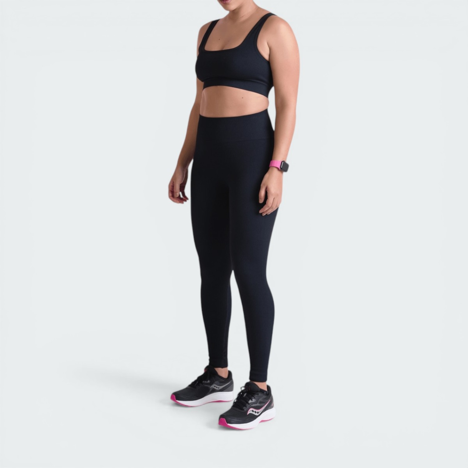 Calça Legging Lupo Sport Basic Canelada Sem Costura Feminina - Foto 1