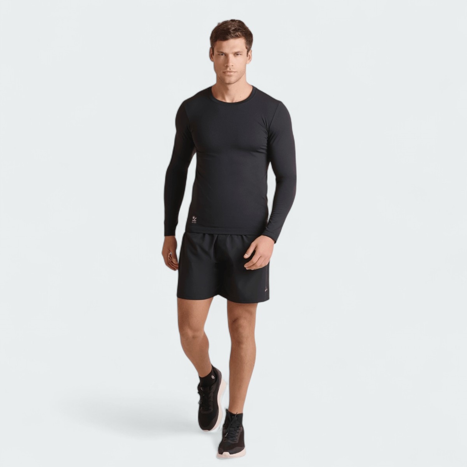 Camiseta Lupo Sport Manga Longa Proteção UV 50+ Masculina - Foto 3