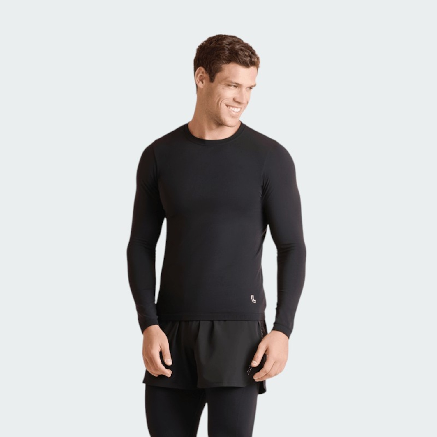Camiseta Térmica Manga Longa Lupo Warm Masculina - Foto 3