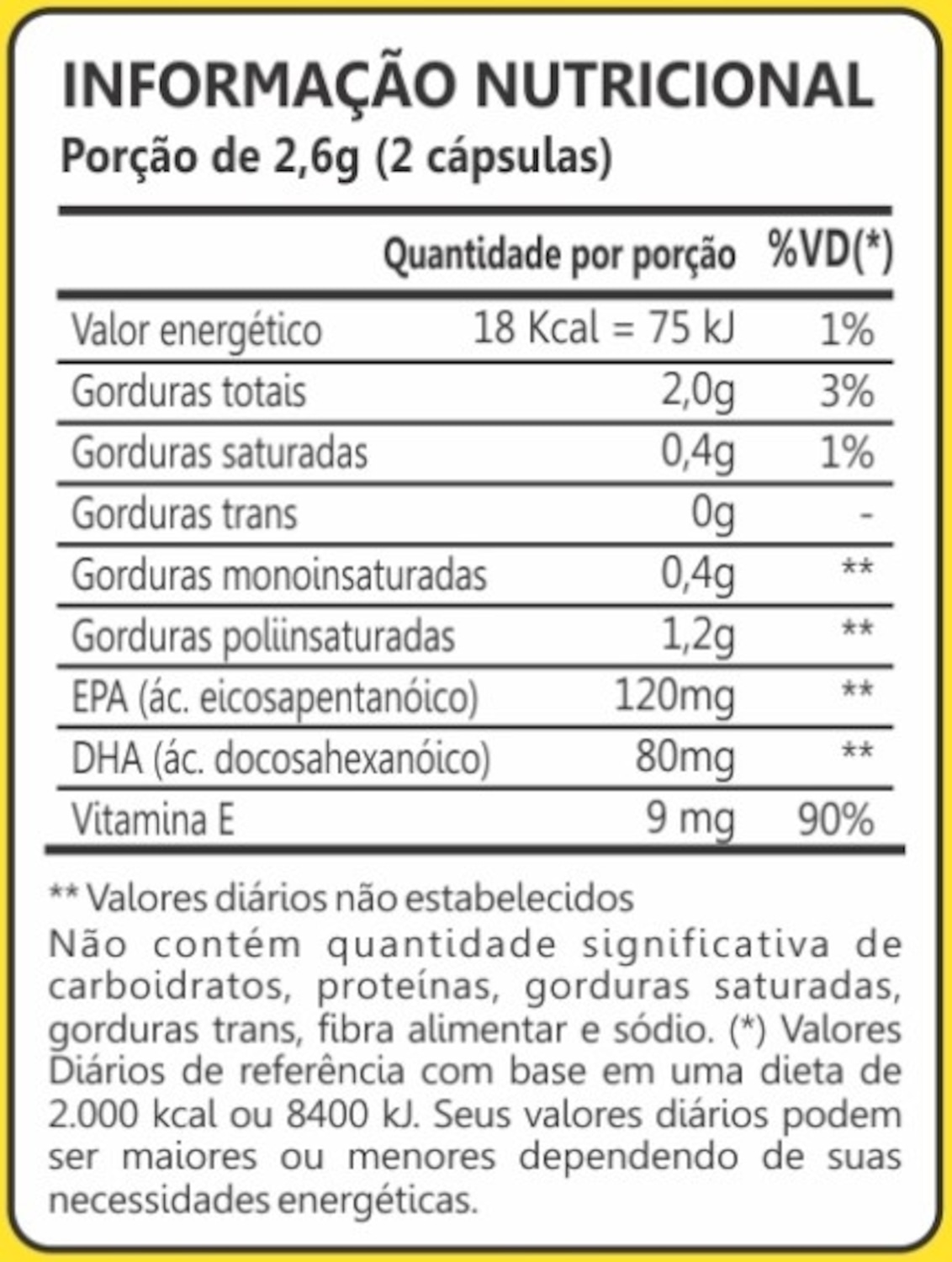 Ômega Triplo 1000mg - 120 cápsulas - Foto 2