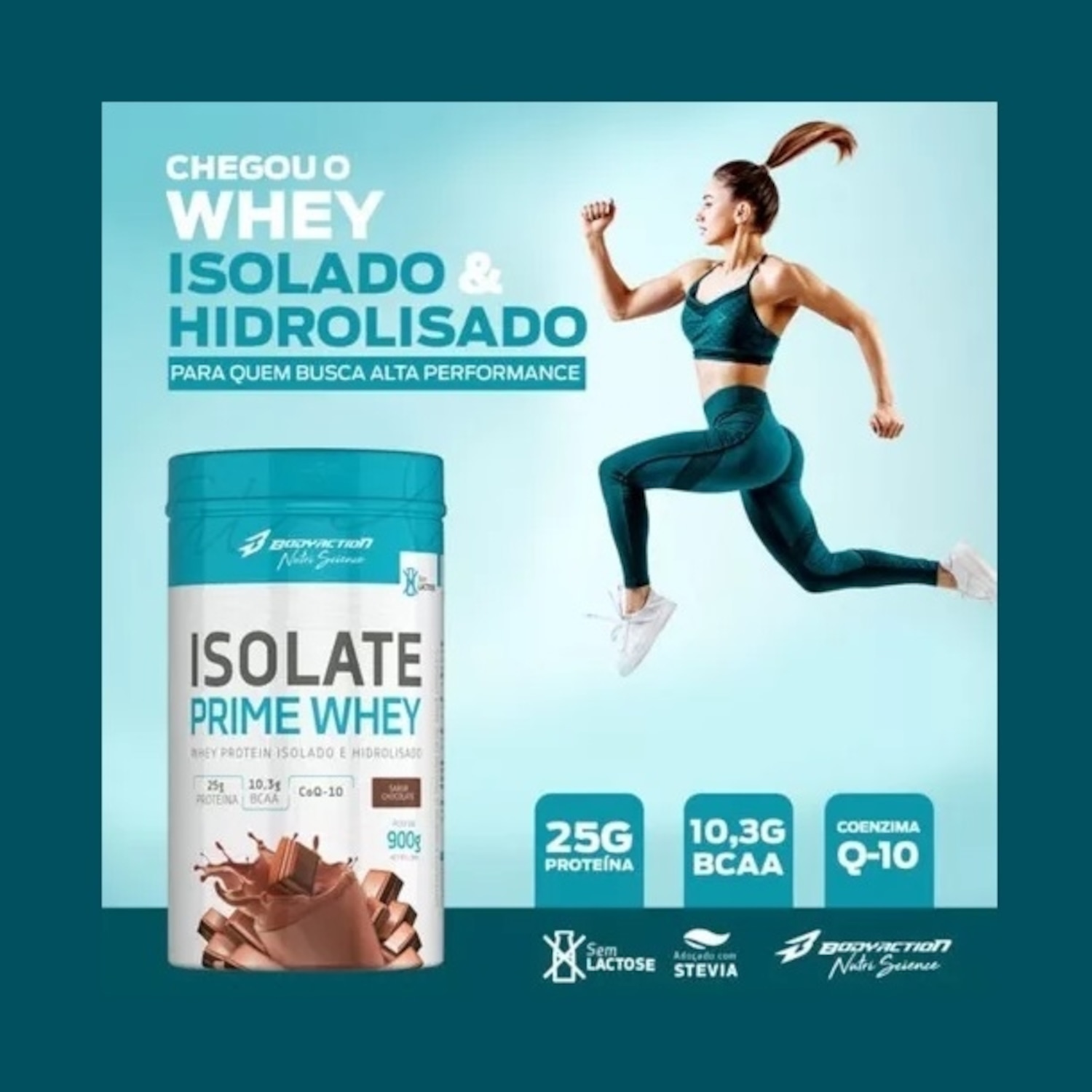 Isolate Prime Whey Body Action Baunilha 900g - Foto 4