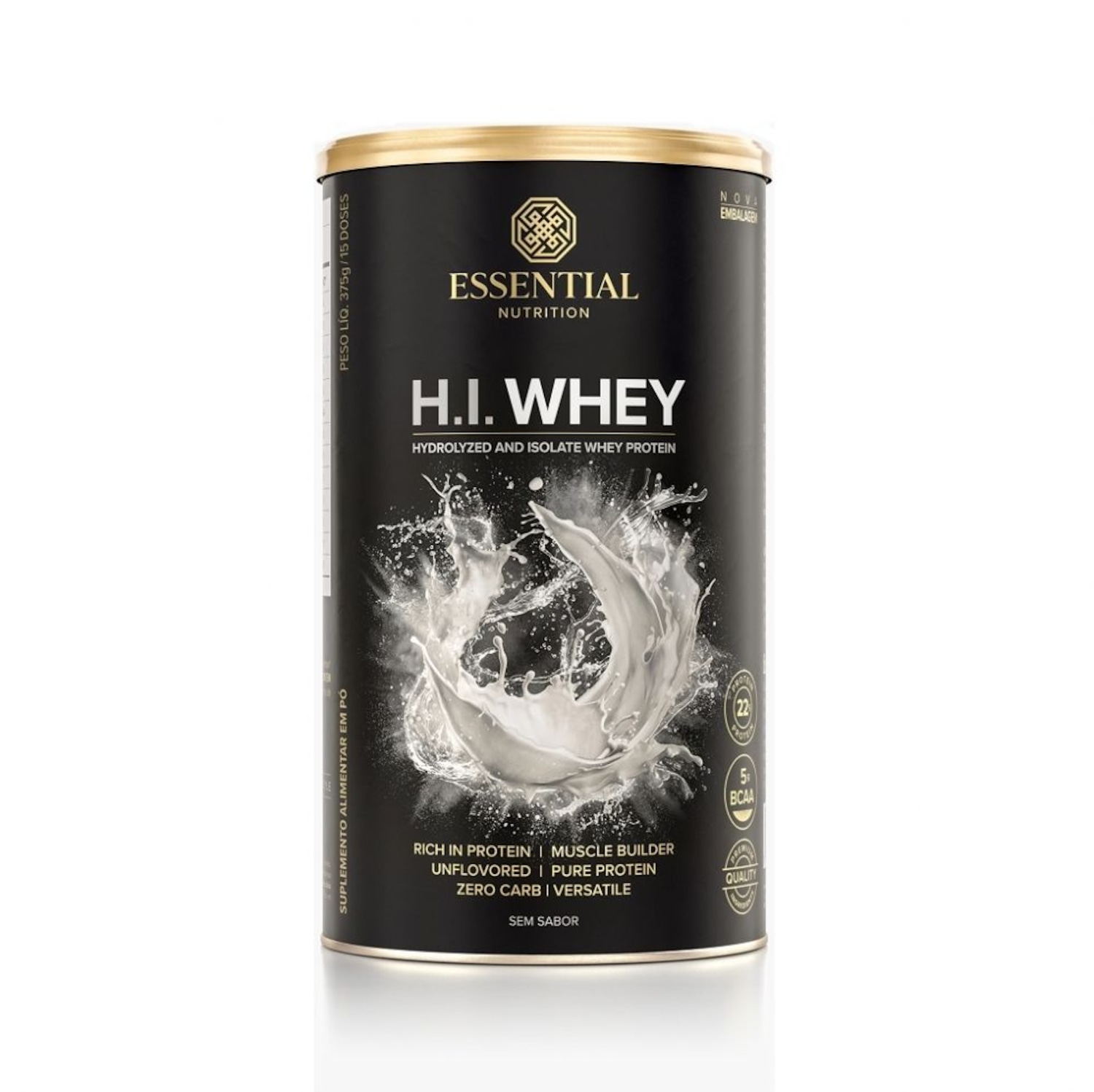 H.i. Whey Protein Essential Nutrition 375g - Foto 1