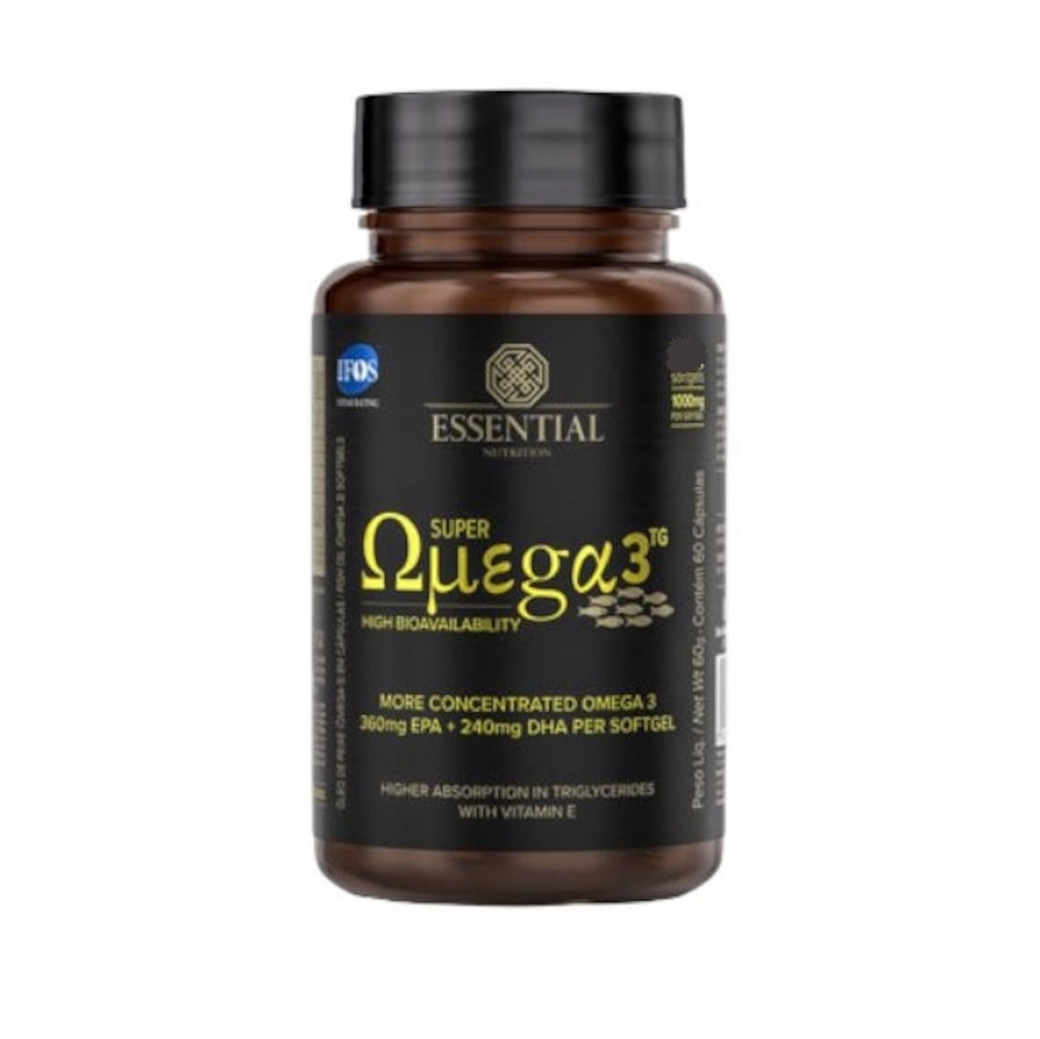 Super Ômega 3 TG Essential Nutrition 120 Caps - Foto 1