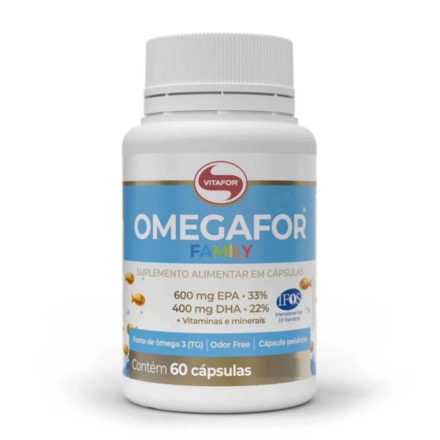 Ômegafor Family Vitafor 60 caps - Foto 1