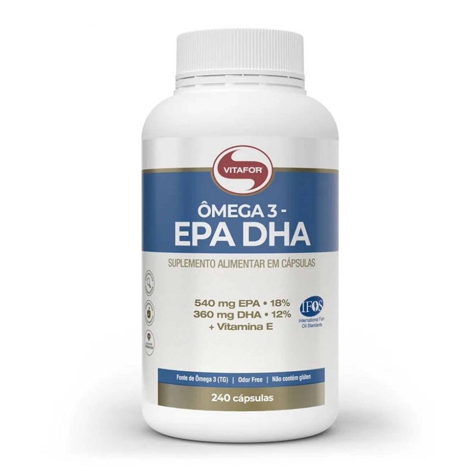 Ômega 3 EPA DHA Vitafor 240 caps - Foto 1