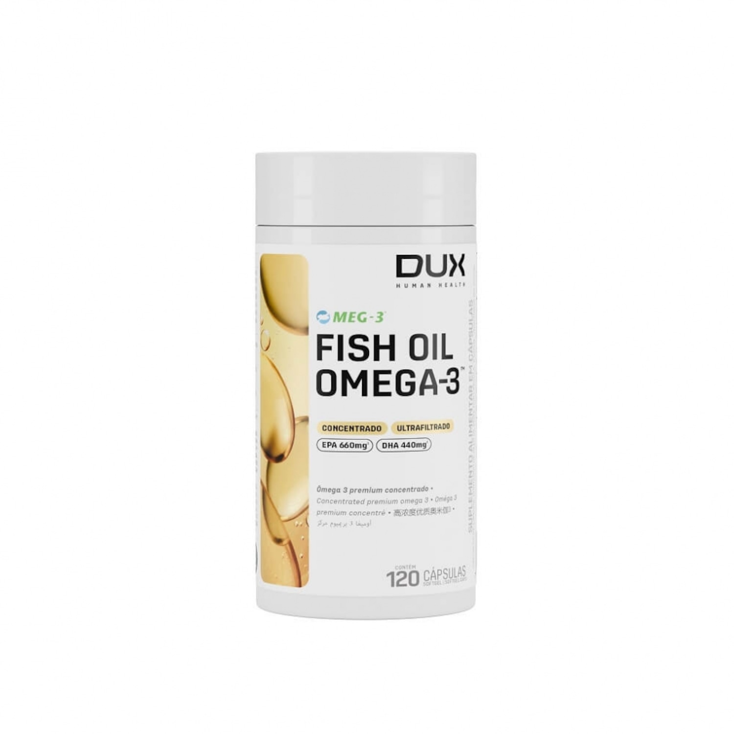 Fish Oil Ômega-3 Dux Nutrition 120 caps - Foto 1
