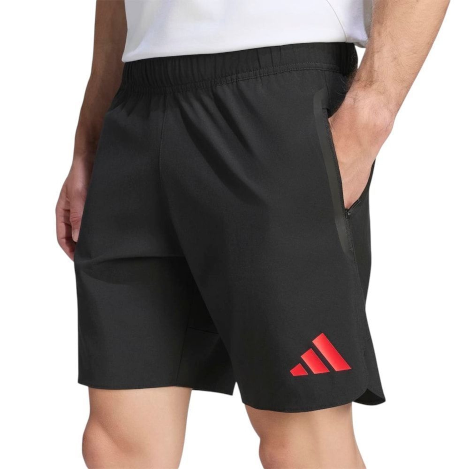 Short adidas Flamengo Tiro Travel Masculino - Foto 4