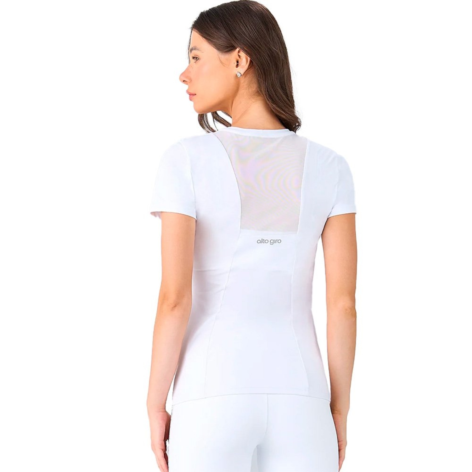 Camiseta Alto Giro Tule e Refletivos Feminina - Foto 2
