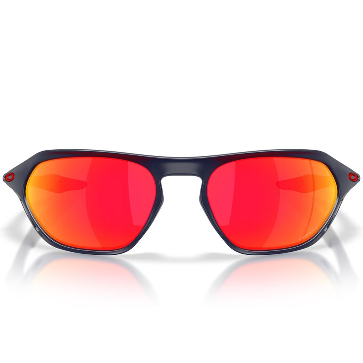 Óculos de Sol Oakley Cage Jacket Matte Navy Prizm Ruby - Foto 3