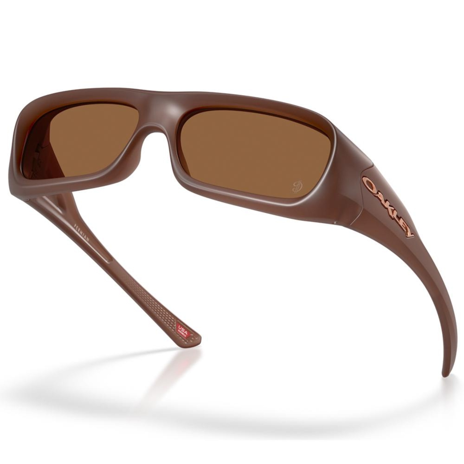 Óculos de Sol Oakley Permian Matte Transparent Mahogany 1059 - Foto 4