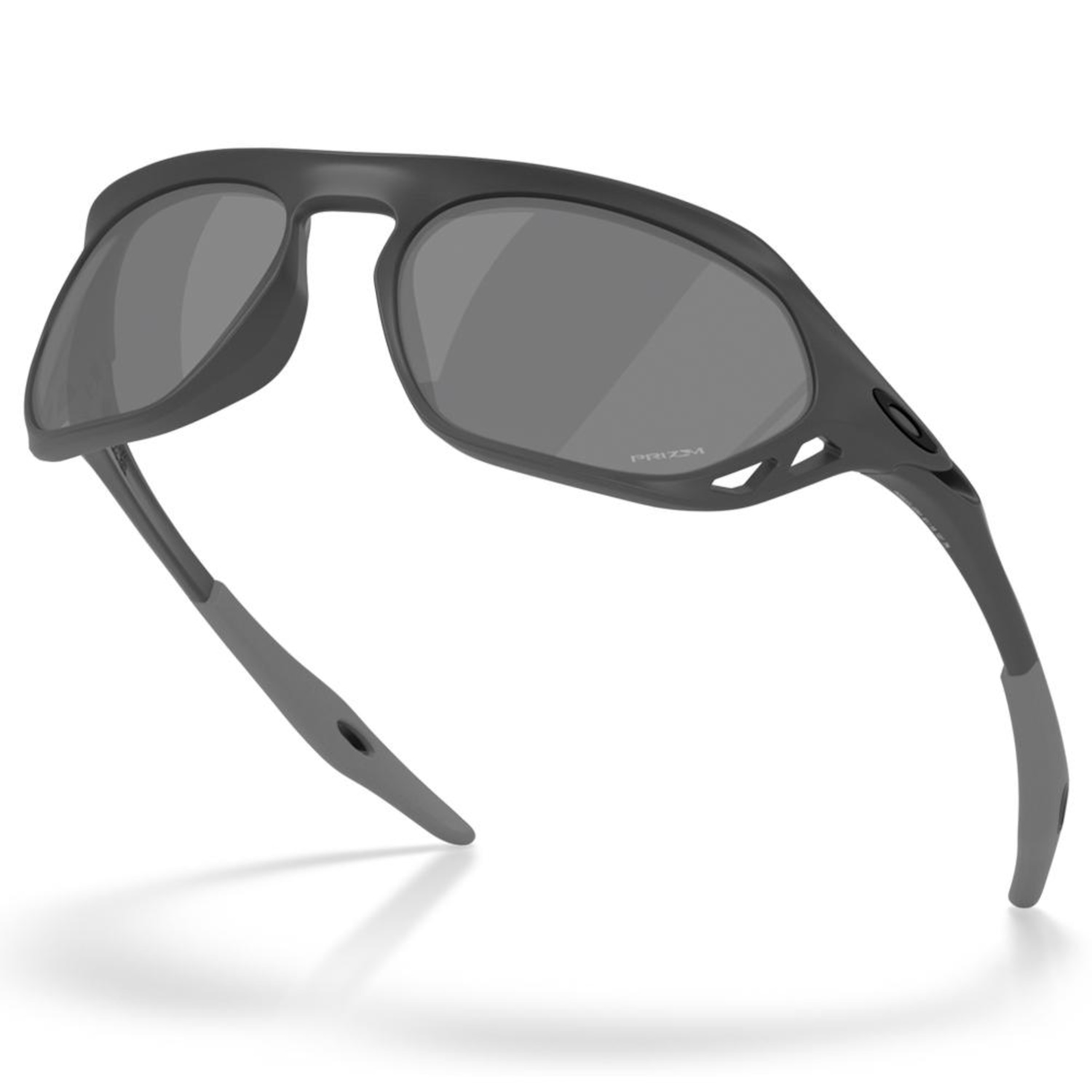 Óculos de Sol Oakley Cage Jacket Matte Dark Grey Prizm Black - Foto 4