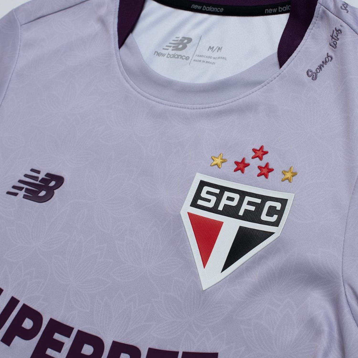Camisa Lótus Spfc 2026 New Balance Feminina - Foto 4