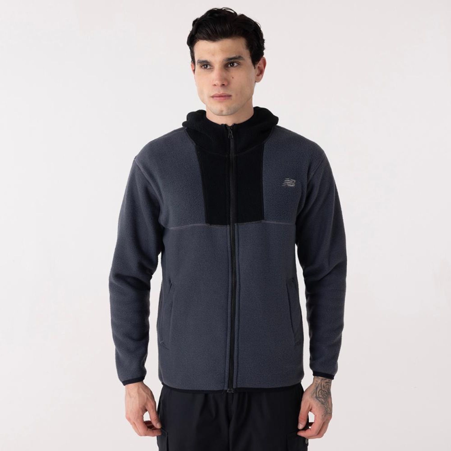 Jaqueta Fleece New Balance Masculina - Foto 1