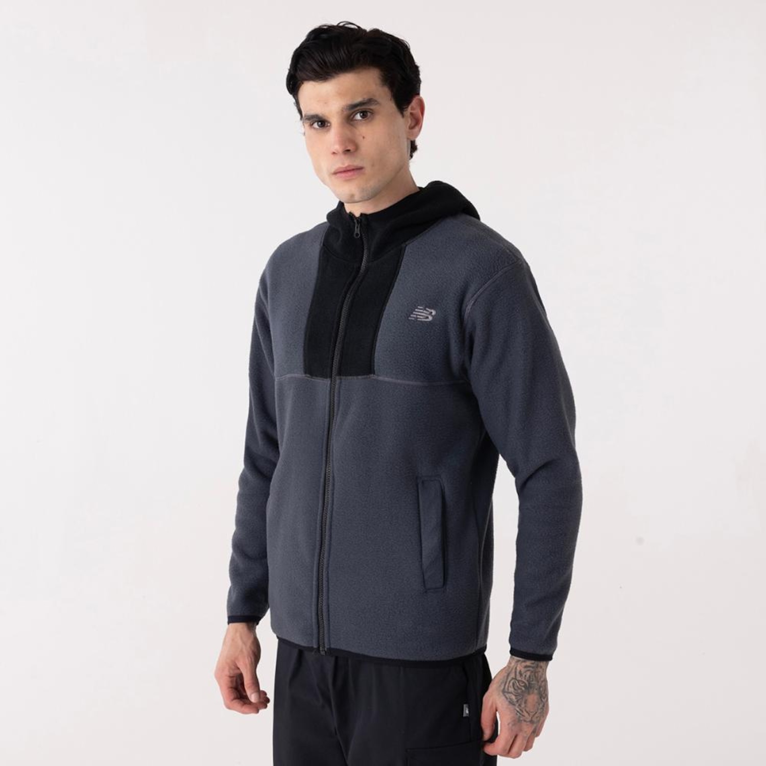 Jaqueta Fleece New Balance Masculina - Foto 2