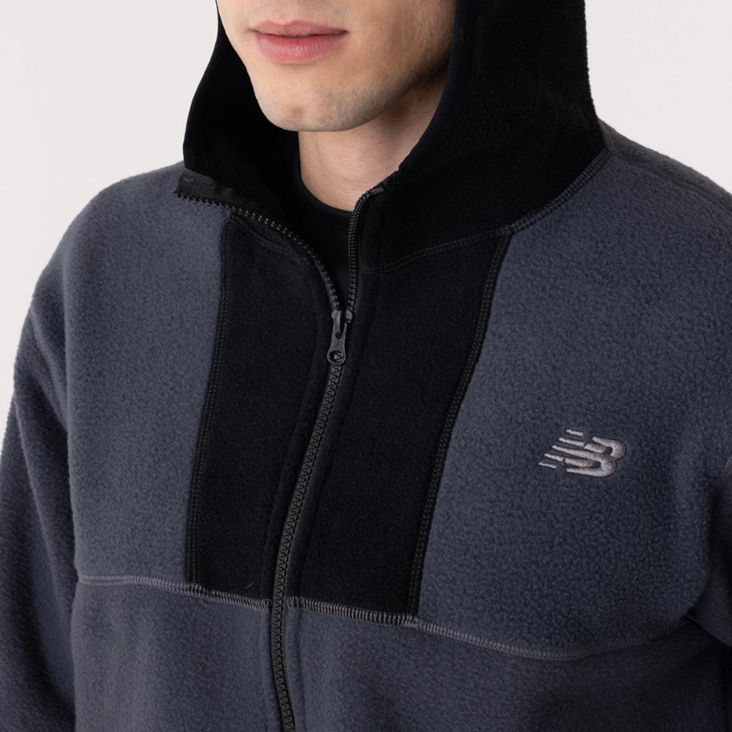 Jaqueta Fleece New Balance Masculina - Foto 4