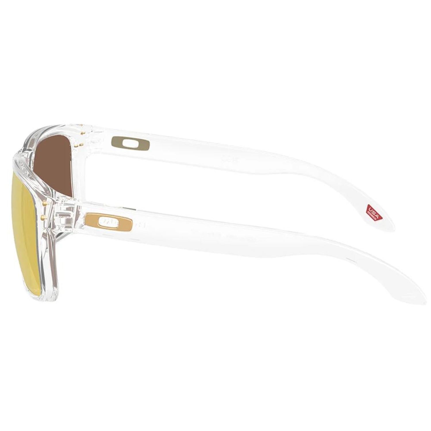 Óculos de Sol Oakley Holbrook Clear Prizm 24K Polarized - Foto 2