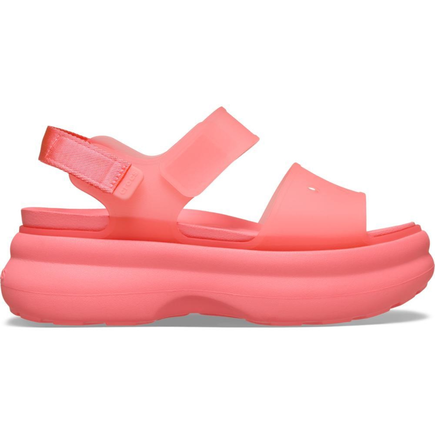 Sandália Crocs Soho Frosted Y Strap Sandal Guava - Unissex - Foto 1