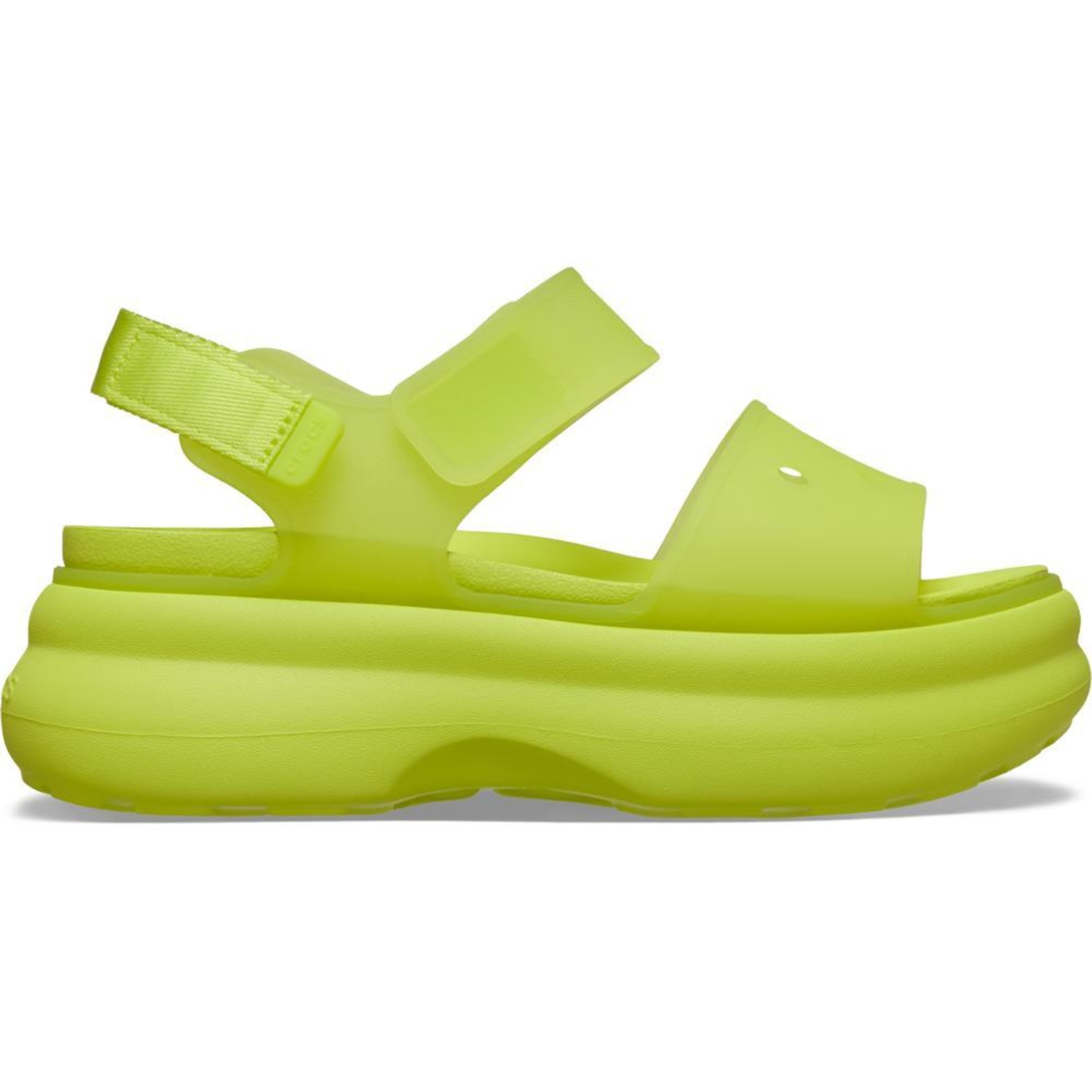 Sandália Crocs Soho Frosted Y Strap Sandal Citrus - Unissex - Foto 1