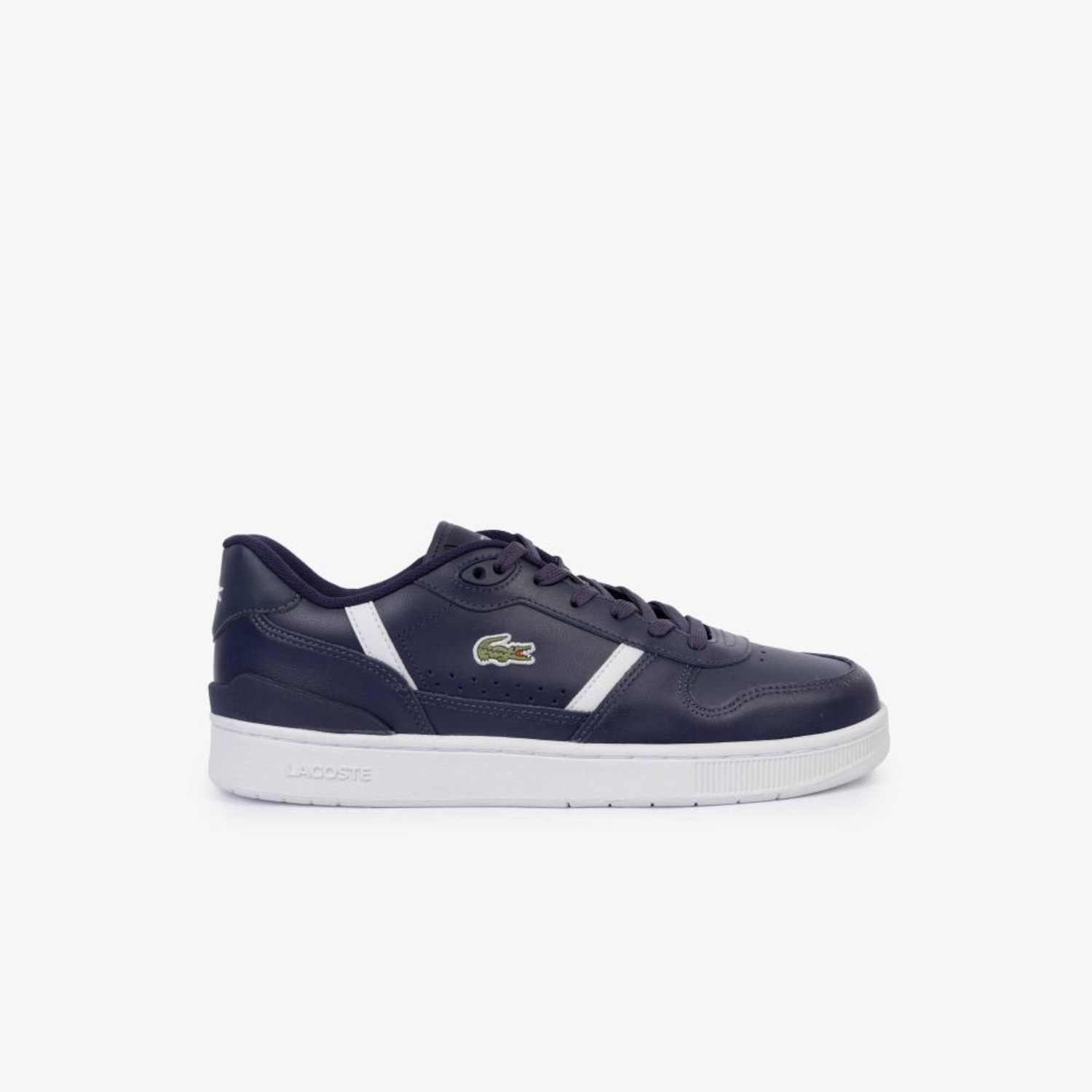Tênis Lacoste Masculino T-Clip Set de Couro - Foto 1