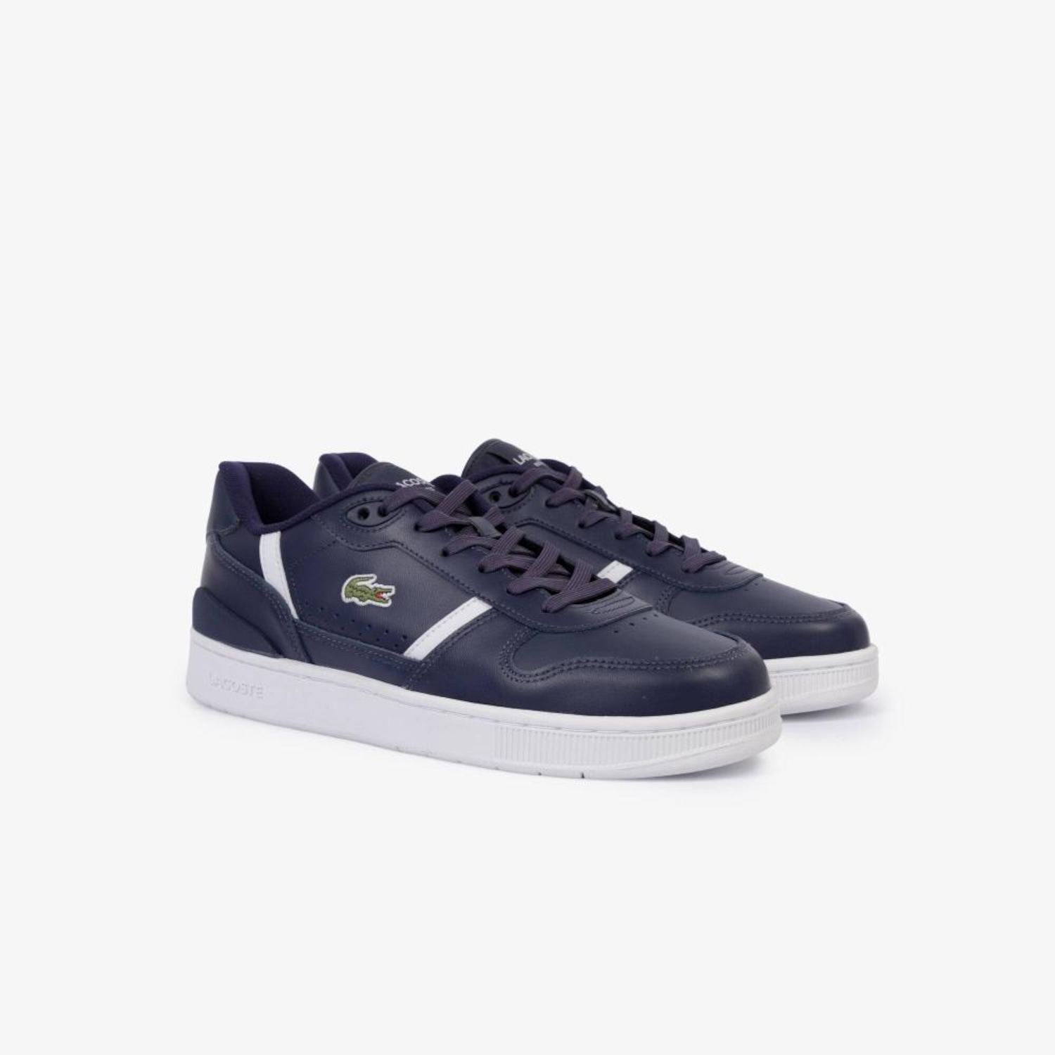 Tênis Lacoste Masculino T-Clip Set de Couro - Foto 2