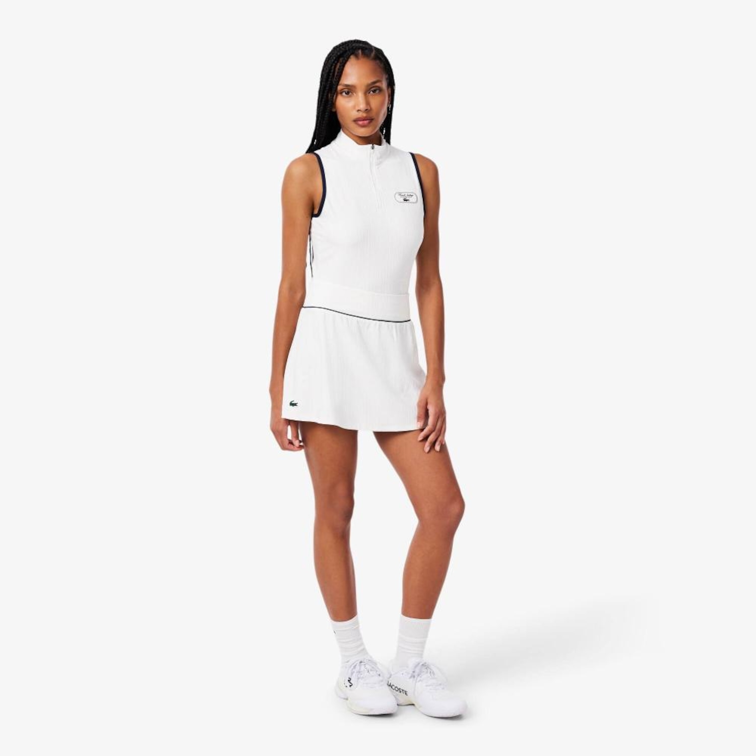 Saia Lacoste de Tênis Ribbed Heritage Ultra Dry Feminina - Foto 1
