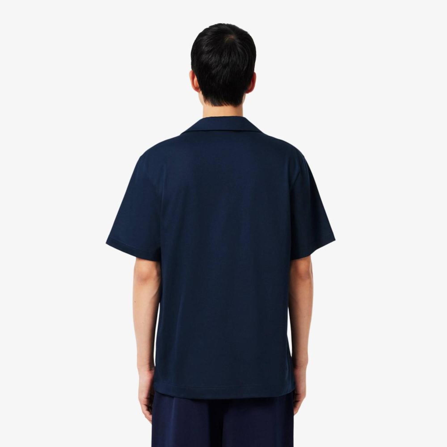 Camisa Polo Lacoste Bordada Paris Classic Fit de Gola Aberta - Foto 3
