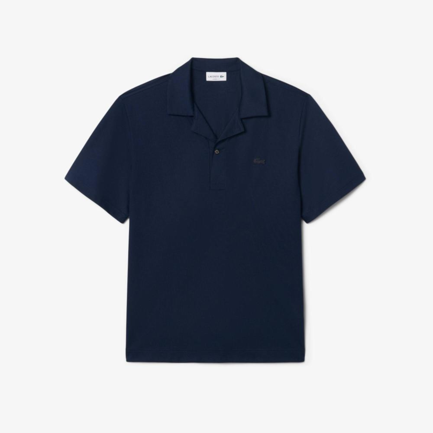 Camisa Polo Lacoste Bordada Paris Classic Fit de Gola Aberta - Foto 4