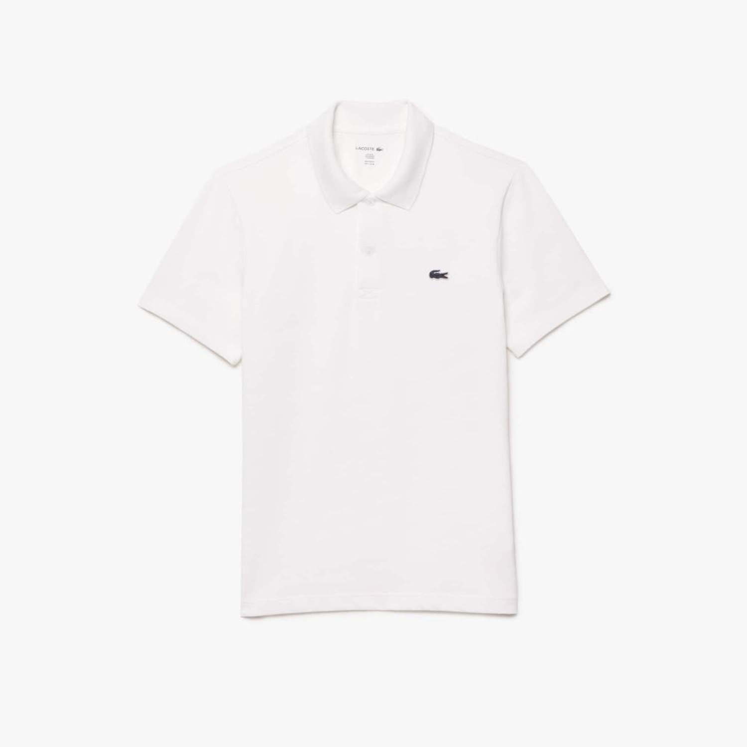 Camisa polo de algodão misto de caimento regular - Foto 4