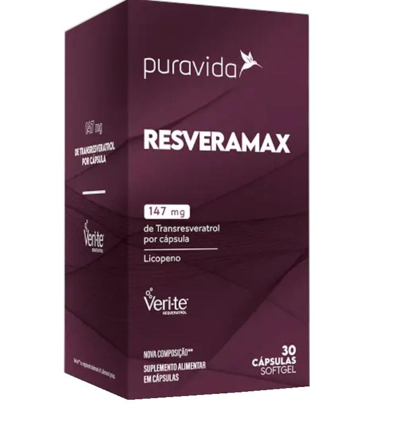 Resveramax (30 Cápsulas) - Pura Vida - Foto 1