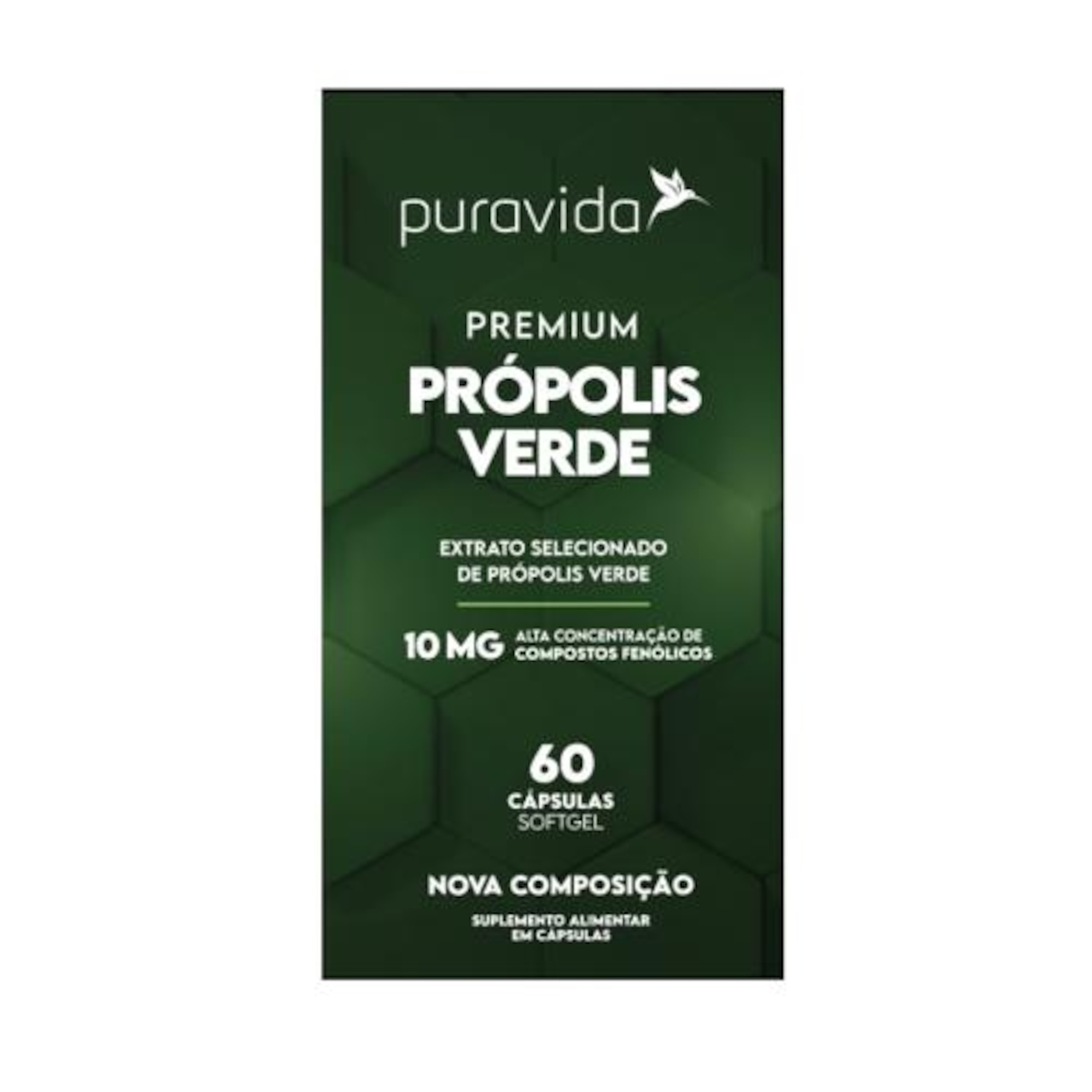Própolis Verde (60 Cápsulas Softgel) - Pura Vida - Foto 1