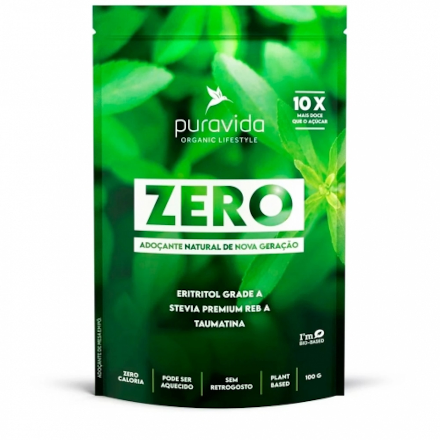 Zero Adoçante Natural (100g) - Pura Vida - Foto 1