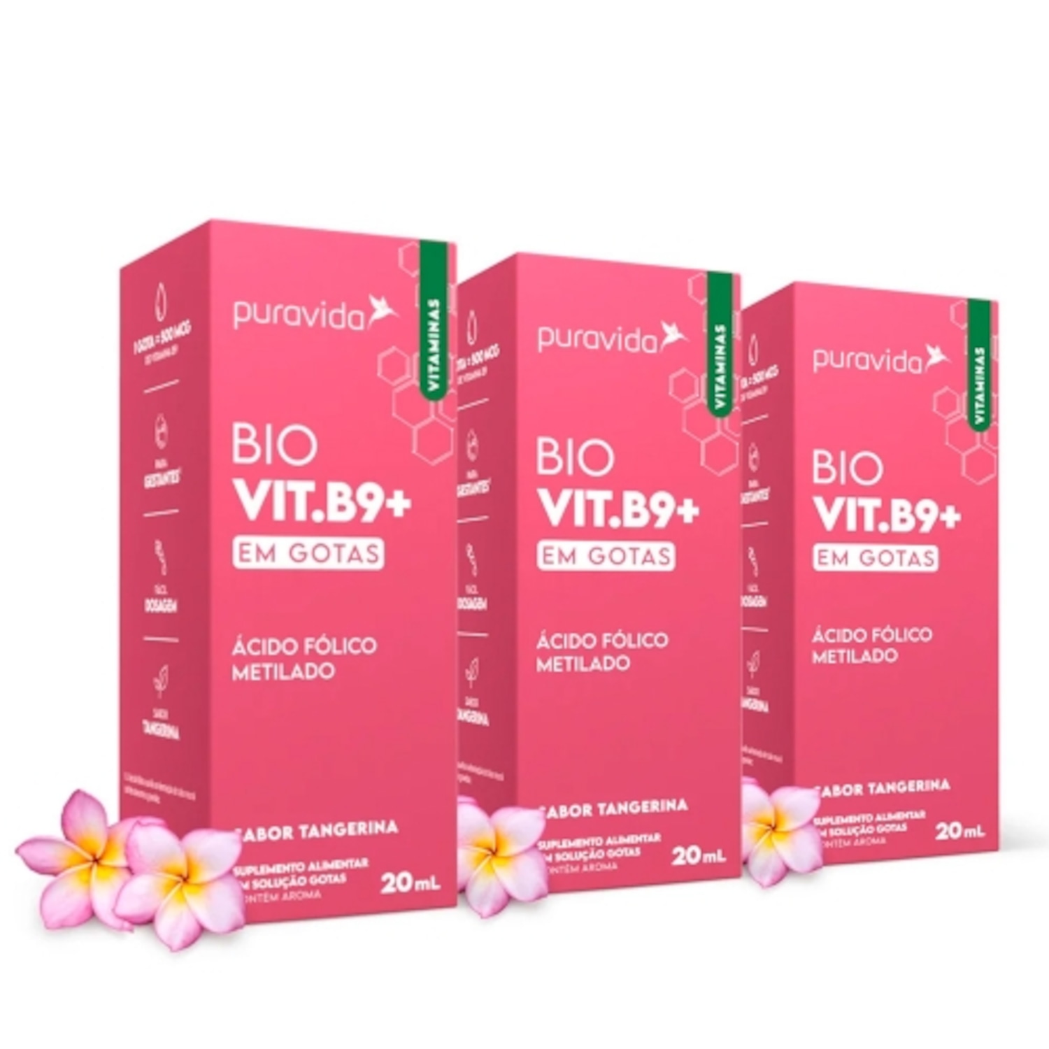 Kit 3un B9+ (20ml) - Pura Vida - Foto 1