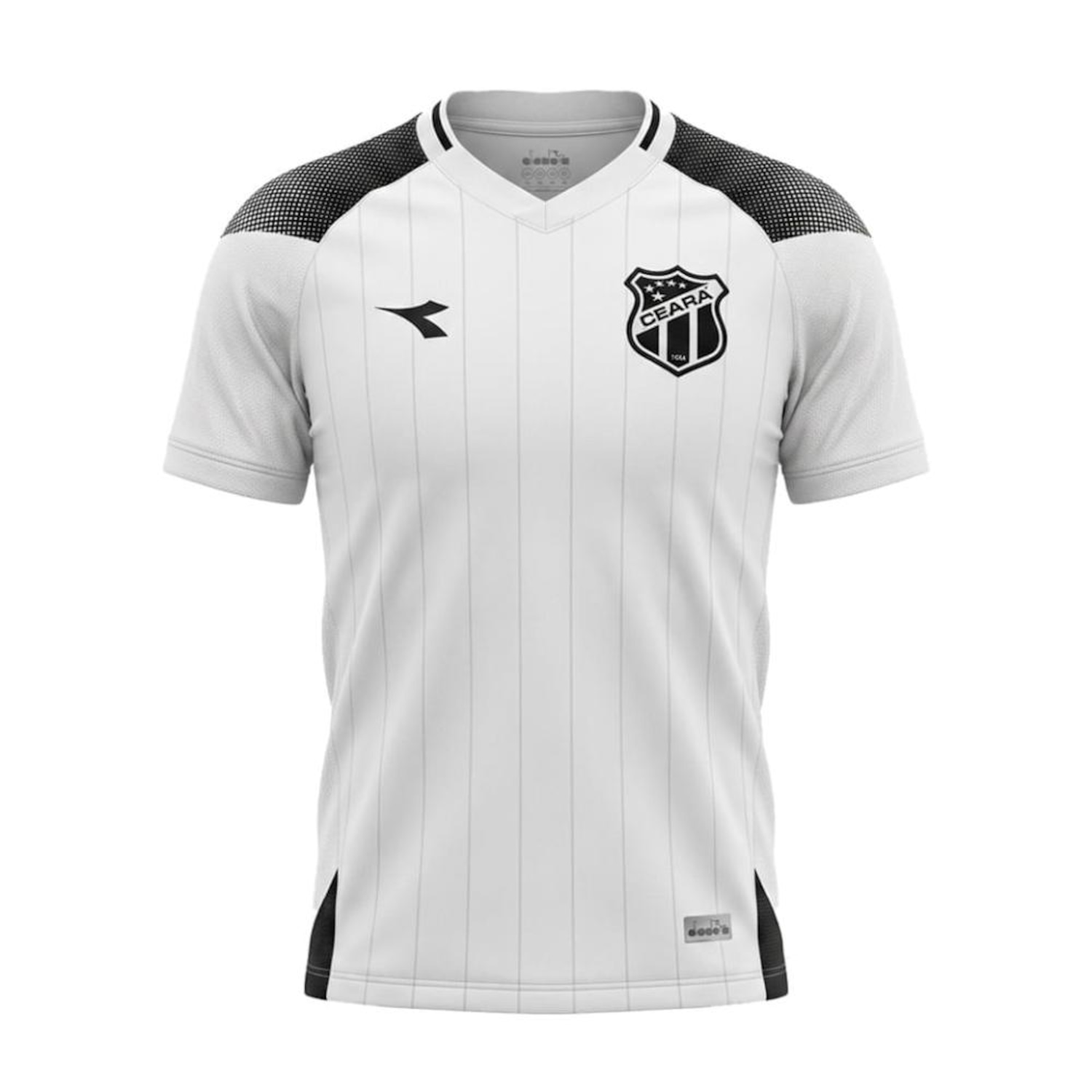 Camisa Diadora Ceará Sporting Club Jogo 2 Branco Infantil - Foto 1