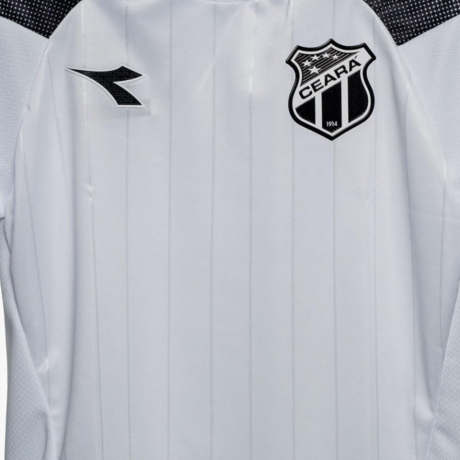 Camisa Diadora Ceará Sporting Club Jogo 2 Branco Infantil - Foto 4