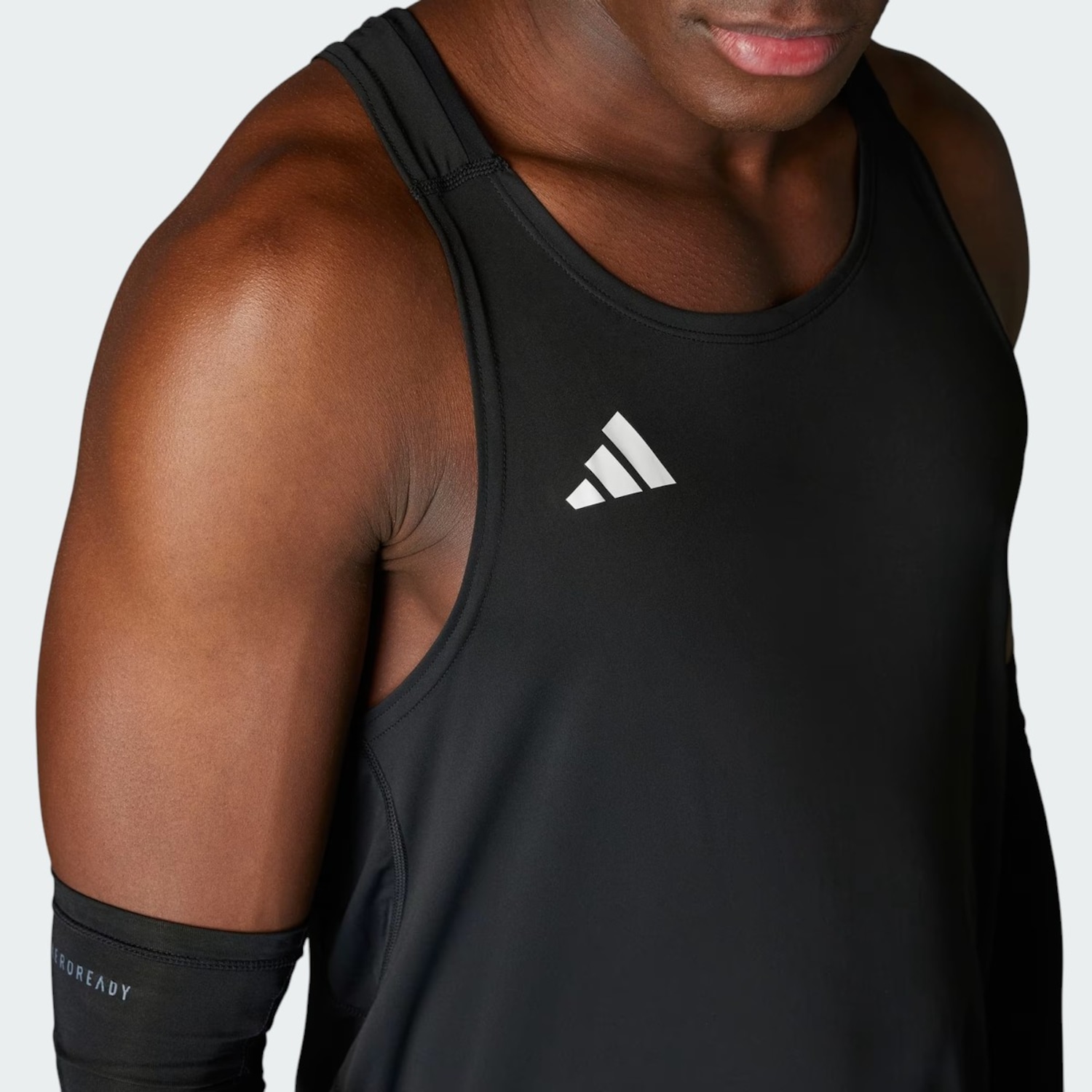 Camiseta Regata adidas Adizero Essentials Masculina - Foto 3